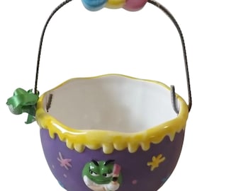 Galerie Ceramic M&M Easter Basket