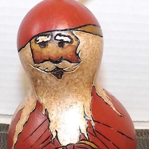 Gourd Christmas Art Santa Claus - See Description for details