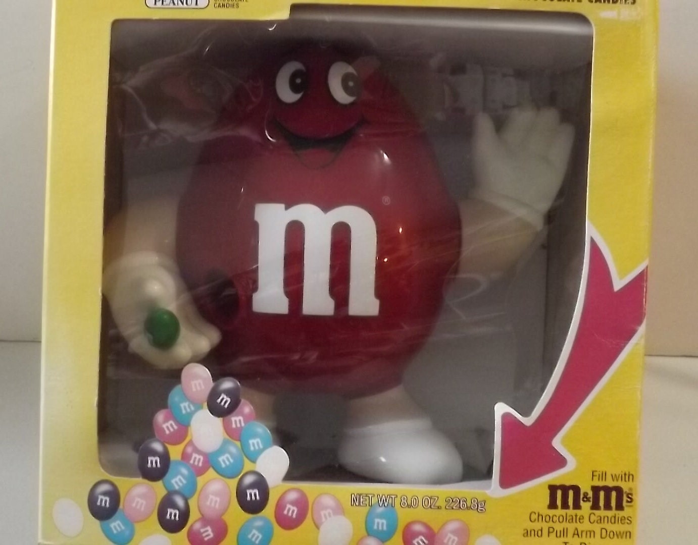 VINTAGE VINTAGE Red M&M Candy Dispenser MARS INCORPORATED 1991. for Sale in  Fontana, CA - OfferUp