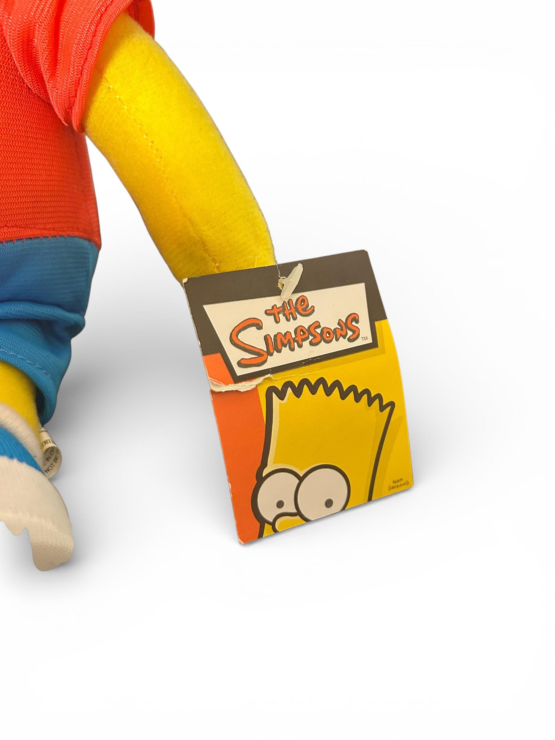 Vintage 2005 Bart Simpson Plush With Original Hangtag - the
