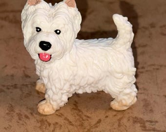 Vintage Retired Schleich West Highland Terrier Dog Figurine #16315 German Figure