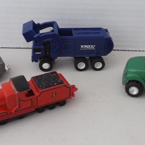 Lot of Four Ertl Train and Trucks - See Description for Details