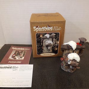 Sparrowsville Ornament Collection - Snowbirds - With Original Box