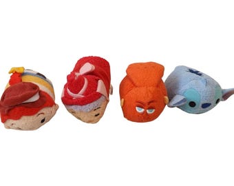 Lot of Five Disney Tsum Tsum Mini Figures -- See Description for Details