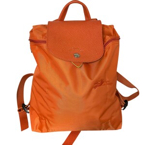 Longchamp Vintage Le Pliage Nylon Foldable Backpack Vintage France LONGCHAMP Backpack Le Pliage Original Backpack M Size 10284  main image 4