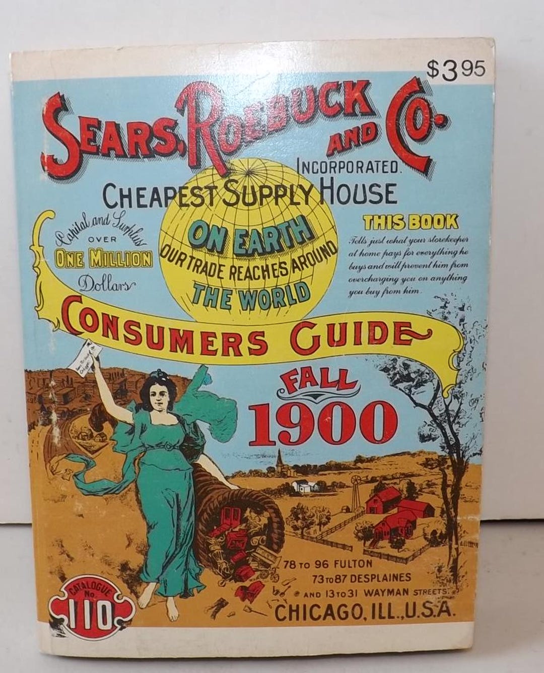 Small Reproduction Sears Roebuck and Co Catalog See Description for