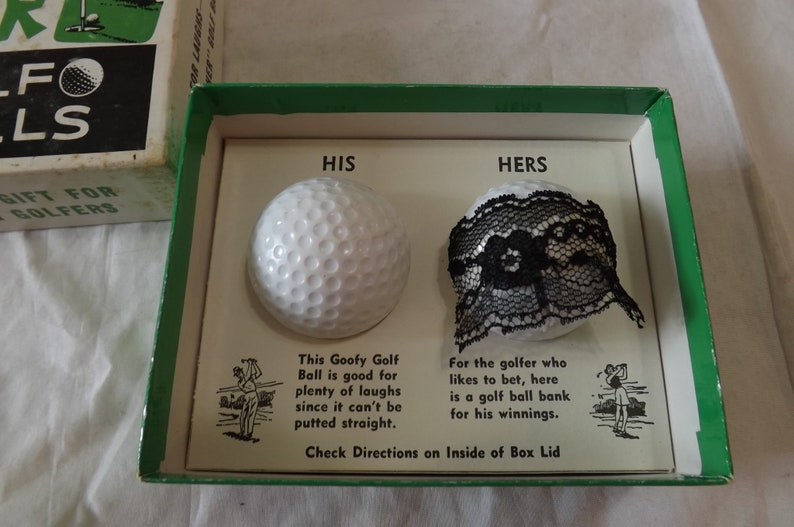 His & Her Golf Balls Gag Gift Etsy