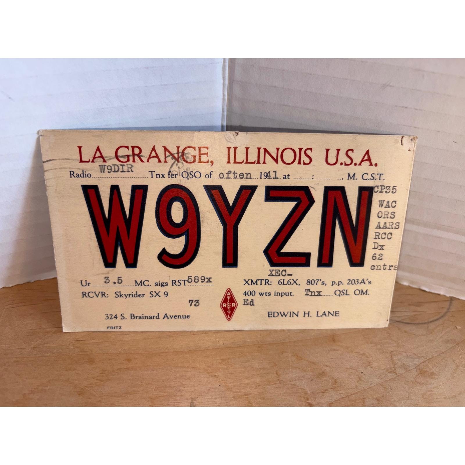 Vintage qsl card - Etsy 日本