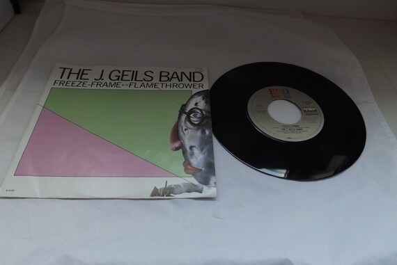 Rare Record The J Geils Band Freeze Frame B W Flame Thrower Etsy