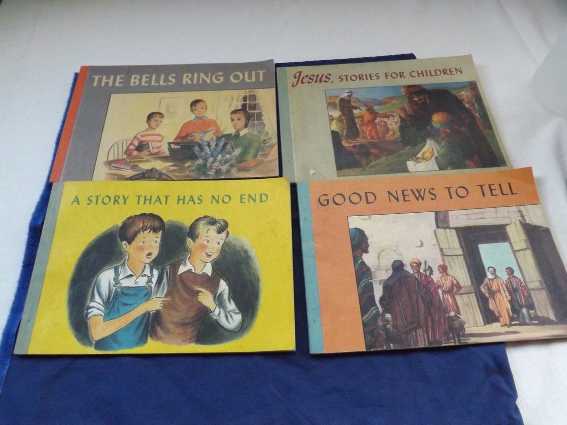 Four Childrens Christian Books Christian Faith and Life Etsy