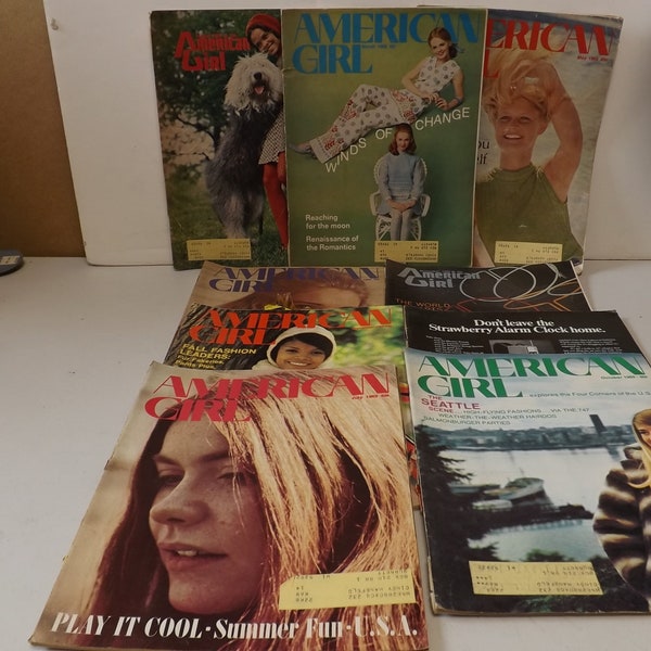 Lot of Vintage American Girl Magazines - See Description for Details. {w2}