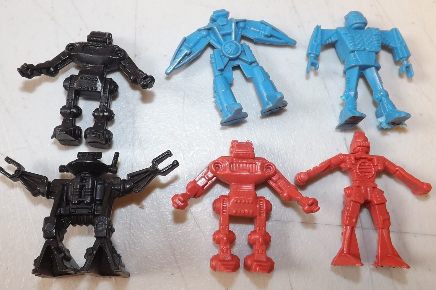 Figurines Robotix Vintage 1985 : Tauron, Oxus, Gaxon + 3 Pièces (Milton Bradley)