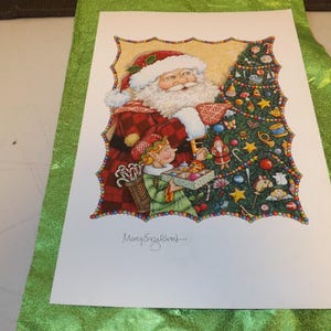 Mary Engelbreit Santa Claus Picture - See description for Details