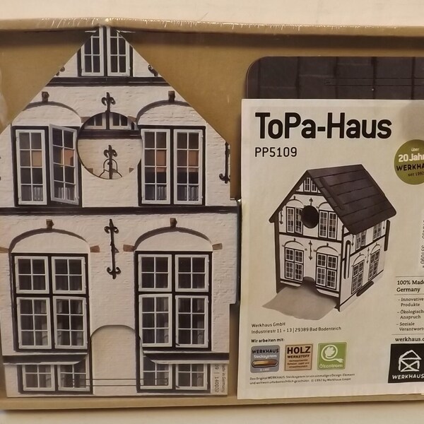 Unique ToPa-Haus German Toilet Paper House - See Description for Details