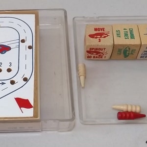 Super Speedway Wooden Game By Crestline - See Description for Details