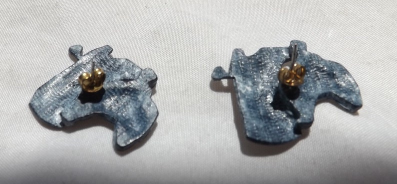 Blue Boot and Cowboy Boot Earrings