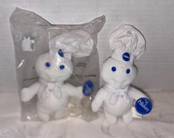 Vintage Pillsbury Doughboy Mini Bean Bag Plush Doll  - Selling Separately