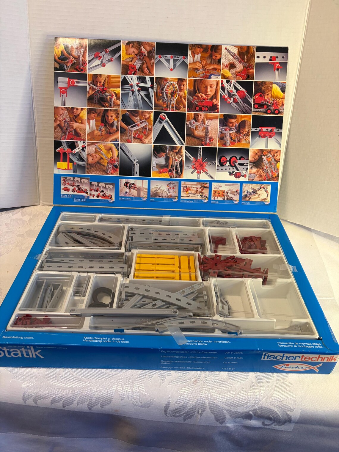 Statik Fisher Technik German Building Set in Original Box, foto 2 de 5
