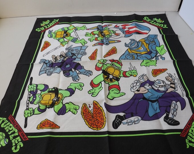 Rare Teenage Mutant Ninja Turtle Bandana Scarf see Description for