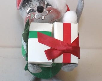 Mobilitee Annalee Weihnachtsmaus mit Geschenken - Siehe Beschreibung für Details