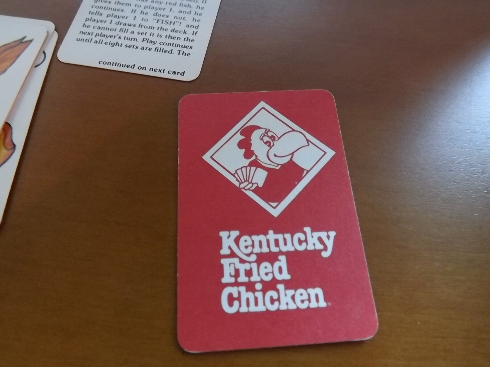 Two Sets of Kentucky Fried Chicken KFC Game of Fish Playing Etsy