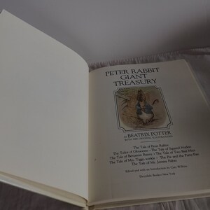 Peter Rabbit Giant Treasury by Beatrix Potter With Original - Etsy