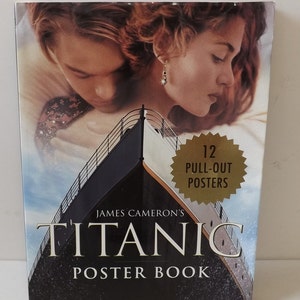 James Camerons Titanic Poster Book - See Description for Details