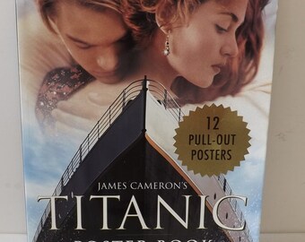 James Camerons Titanic Poster Book - See Description for Details