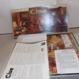 Parker Brothers Clue Board Game - See Description for Details