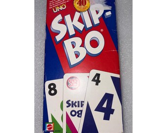 Vintage Skip-Bo Card Game by Mattel 2003 Edition - 40th Anniversary Pack Complet
