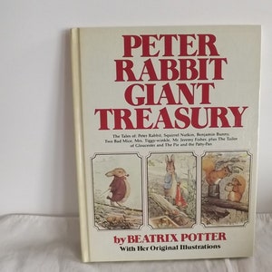 Peter Rabbit Giant Treasury by Beatrix Potter With Original - Etsy