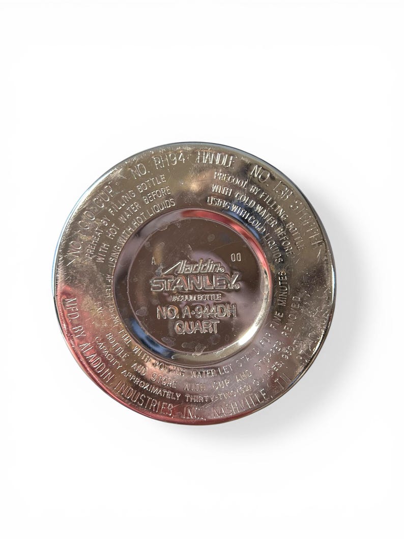 Vintage Aladdin Stanley Thermos A-944DH Quart image 6