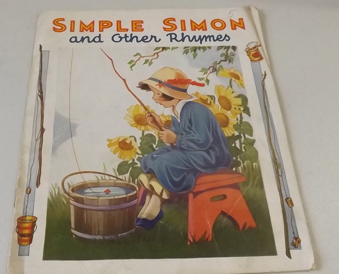 Simple Simon and Other Rhymes Cloth Childrens Book See Description for ...