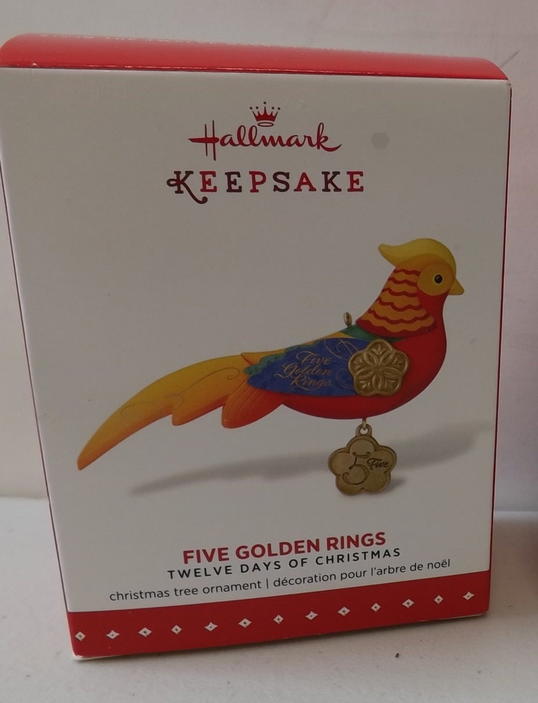 Hallmark Keepsake Twelve Days of Christmas Five Golden Rings Etsy