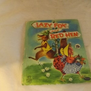 Tell a Tale Book Lazy Fox and Red Hen -see Description for Details