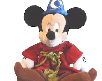 Peluche Fantasia Sorcerer de Mickey Mouse de Walt Disney - Ver descripción para más detalles