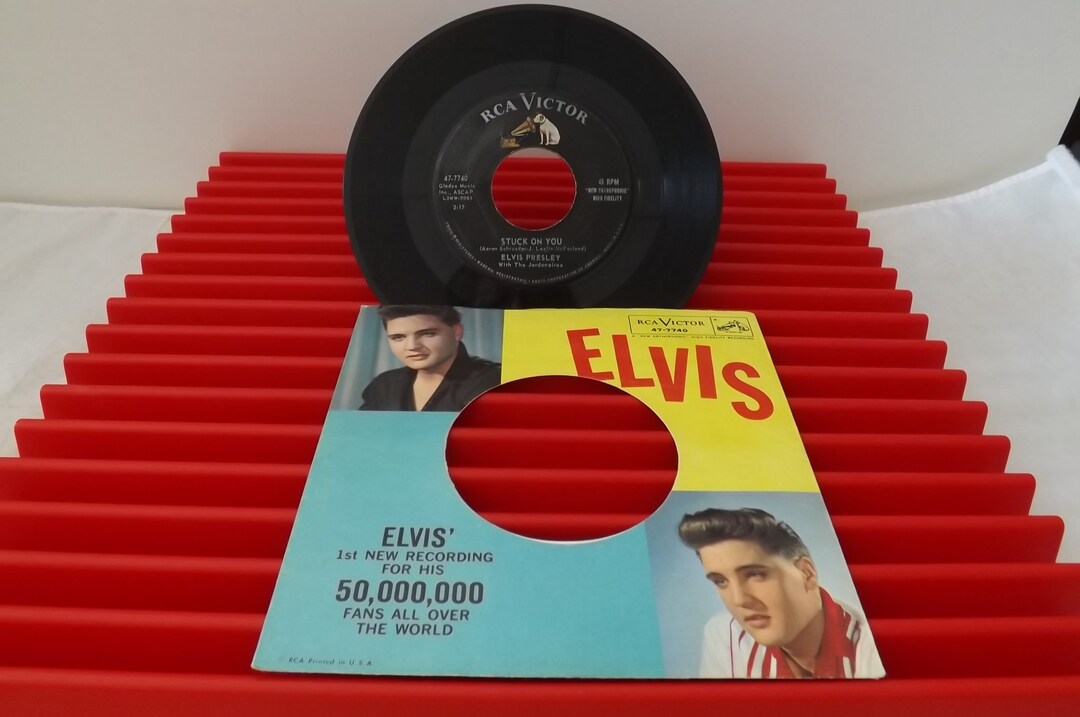 RCA Victor 45 Vinyl LP Record Elvis Presley 1st Recording for Etsy