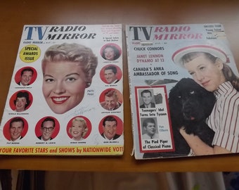 Two TV Radio Mirror Magazines  -See Description for Details