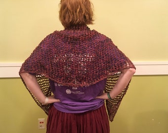 handknit shawl