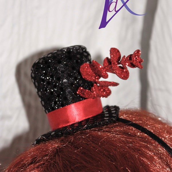 Black & Red Top Hat Fascinater