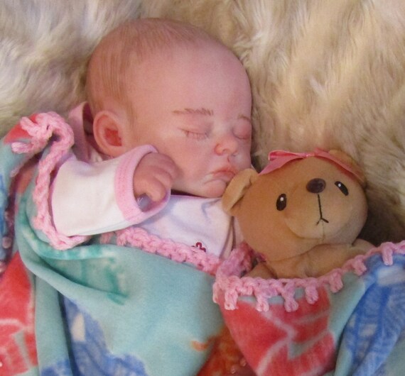 Preemie Fake Baby By Babies4U Nursery Realistic Lifelike 16 Awake Reborn Baby Girl