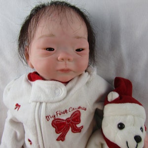 Reborn Baby Girl, Asian Reborn, Newborn, Lifelike, Weighted, Realistic, 19", Babies4U Nursery