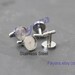 Stainless Steel cuff links Blank Supply 16mm Blank cufflinks Wholesale , fit for resin Glass domes, photo jewelry making supply 4pcs