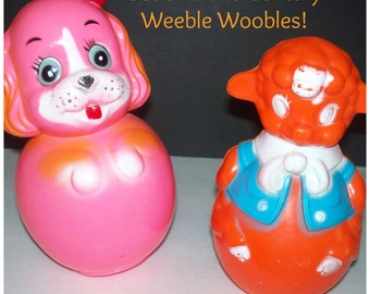 weeble wobble dog toy