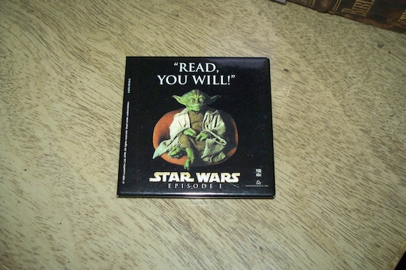 Vintage 1999 Star Wars Episode 1 Yoda " Read You … - image 3