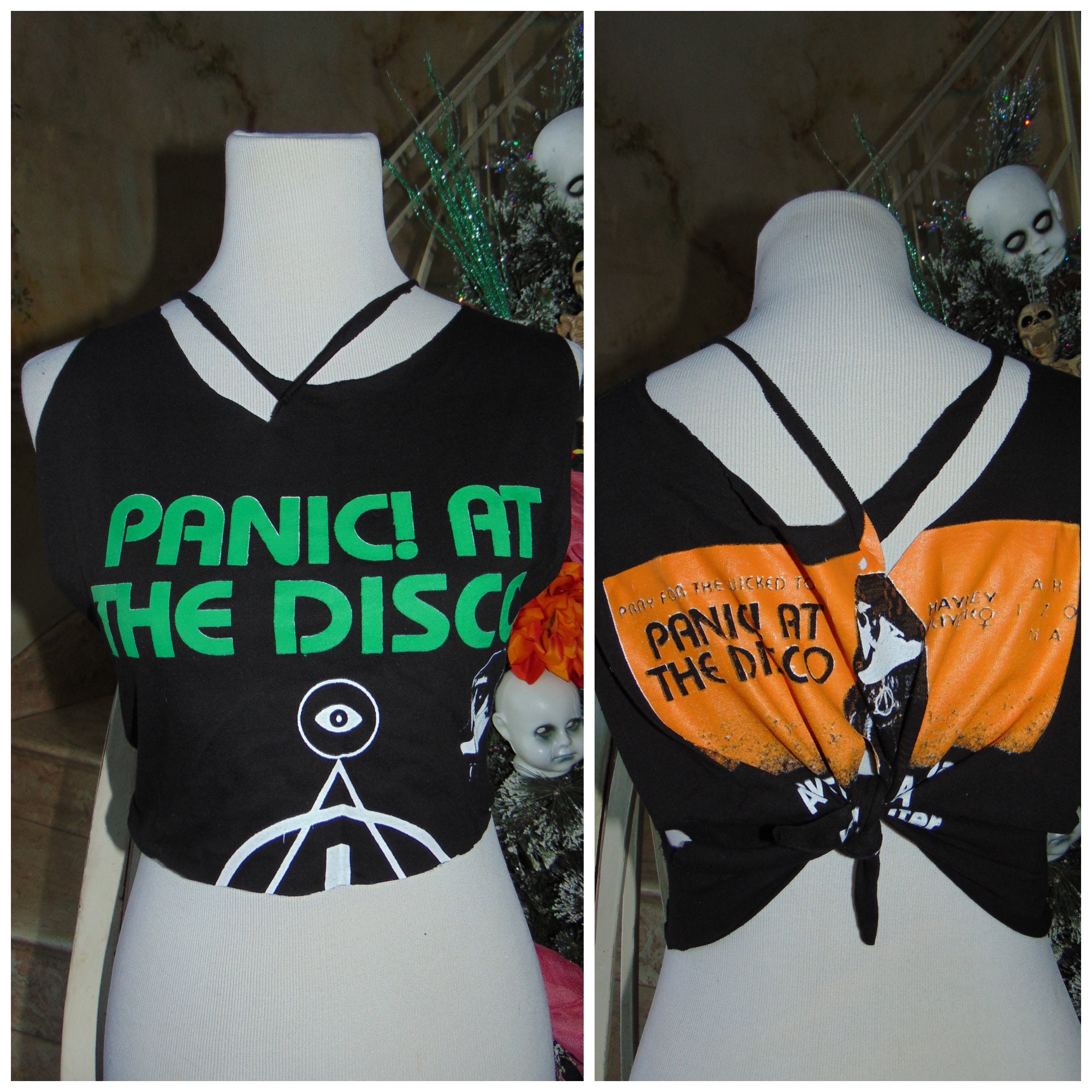 panic at the disco crop top