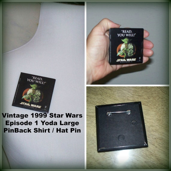 Vintage 1999 Star Wars Episode 1 Yoda " Read You … - image 1