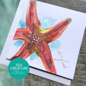 Starfish Art Card - Sea Creature Collection