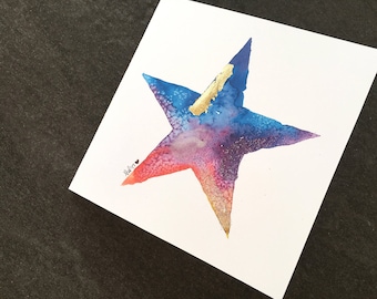 Bright Morning Star Holiday Art Card