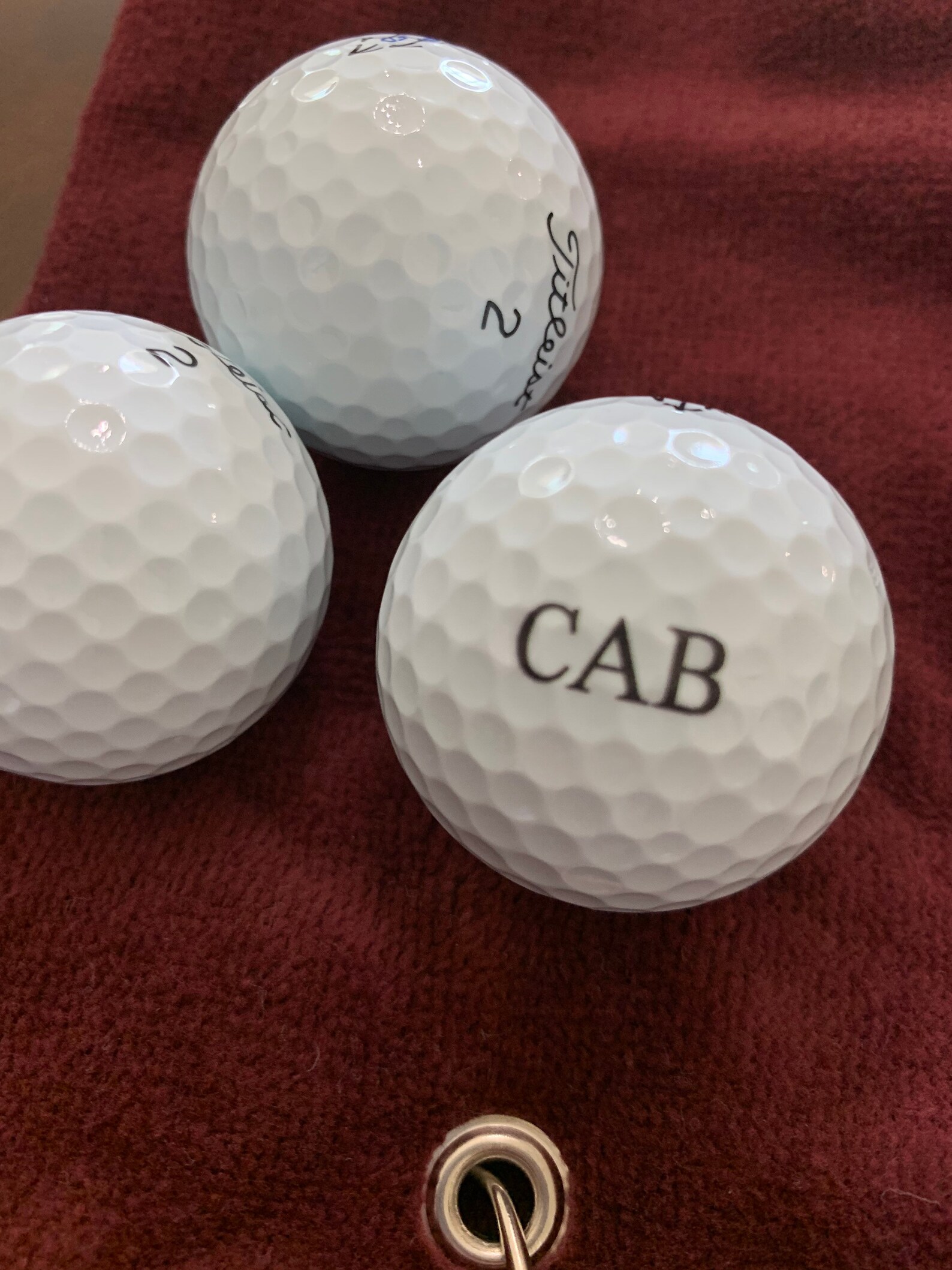 Personalized Titleist Golf Balls Sleeve of 3 Monogrammed Golf Etsy